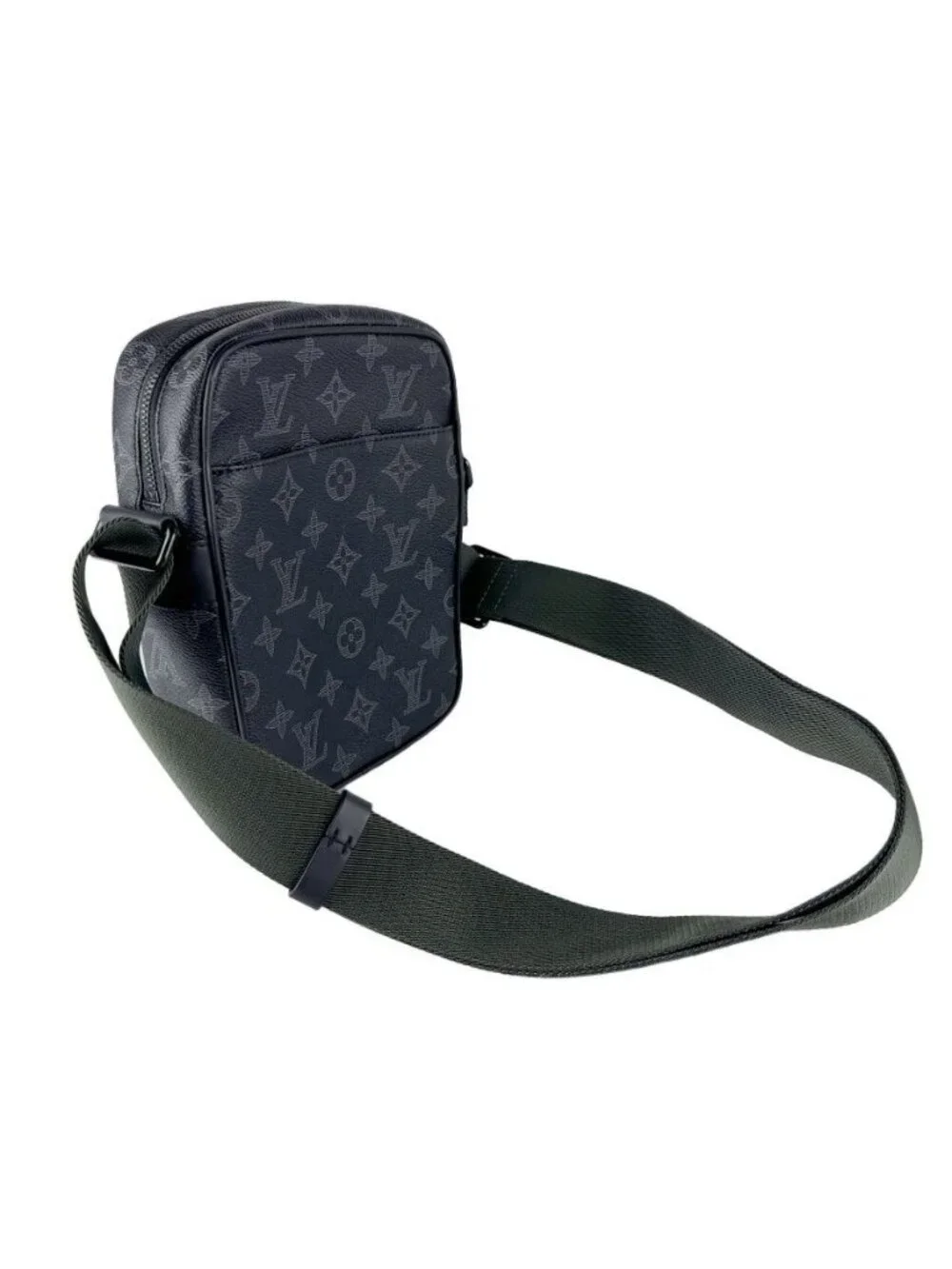 Louis Vuitton Crossbody Shoulder Bag Monogram Eclipse Vivienne Danube PM